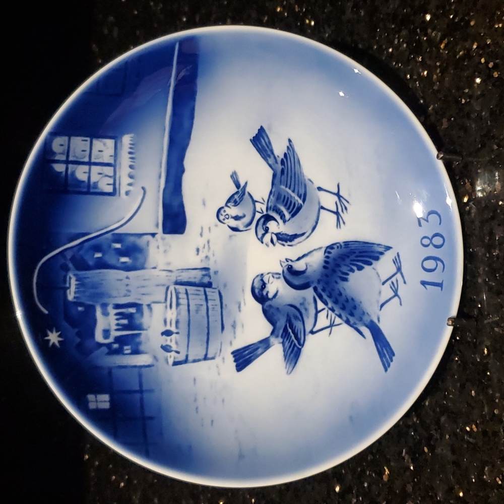 Svend Jensen Hans Christian Anderson Christmas Wall -Plate 1983